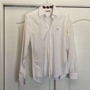 Burberry Brit shirt w/cuff & collar Burberry trim